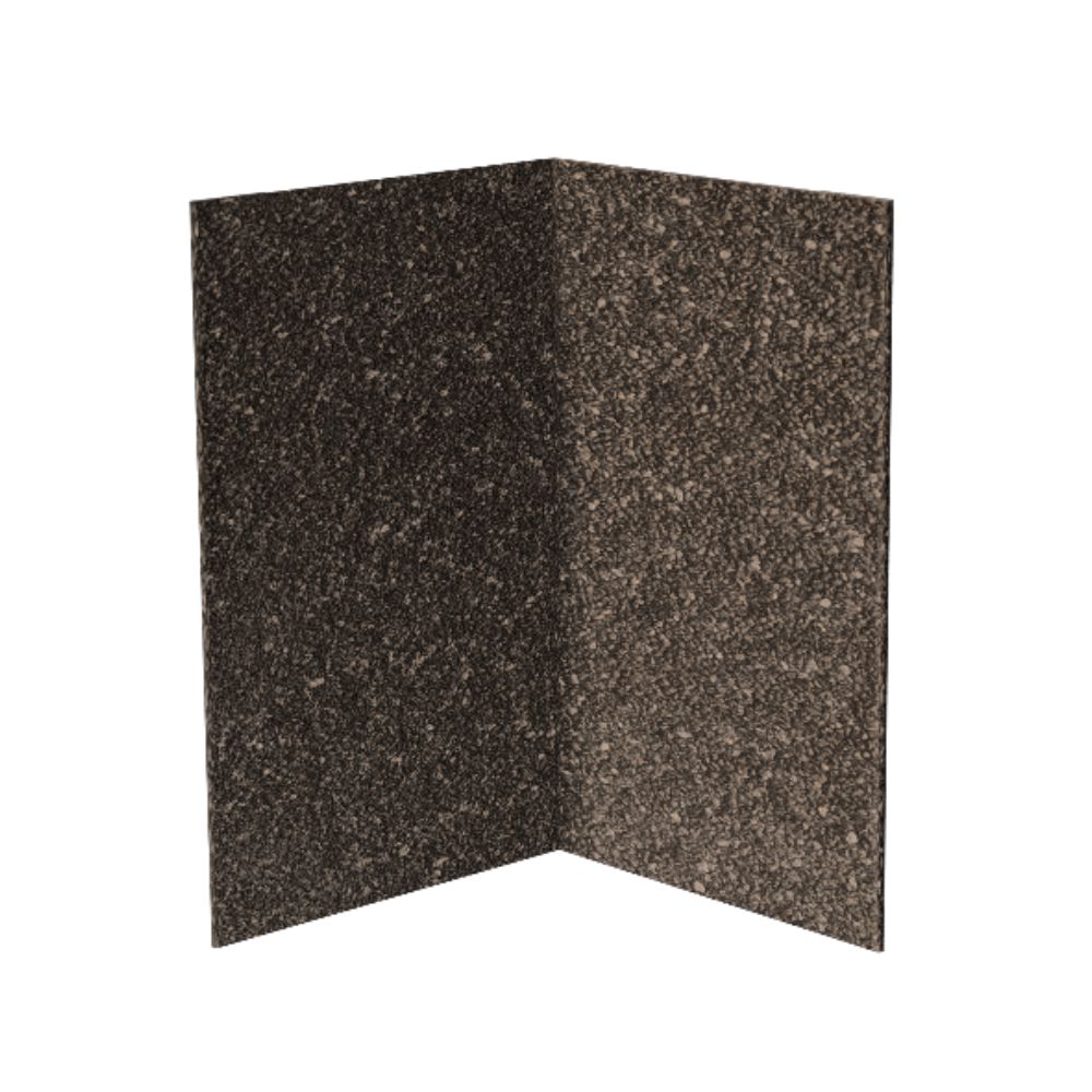 Угол внутренний металлический Docke 1250х50х50 мм с базальтовой посыпкой цвета Коричневый