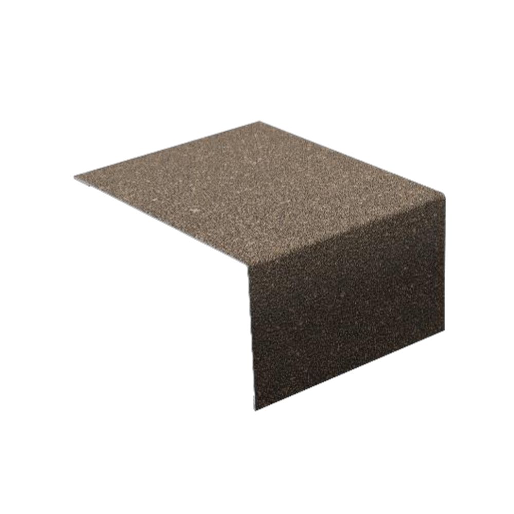 Наличник металлический Docke 1250х100х50 мм с базальтовой посыпкой для фасада Docke цвета Бежевый