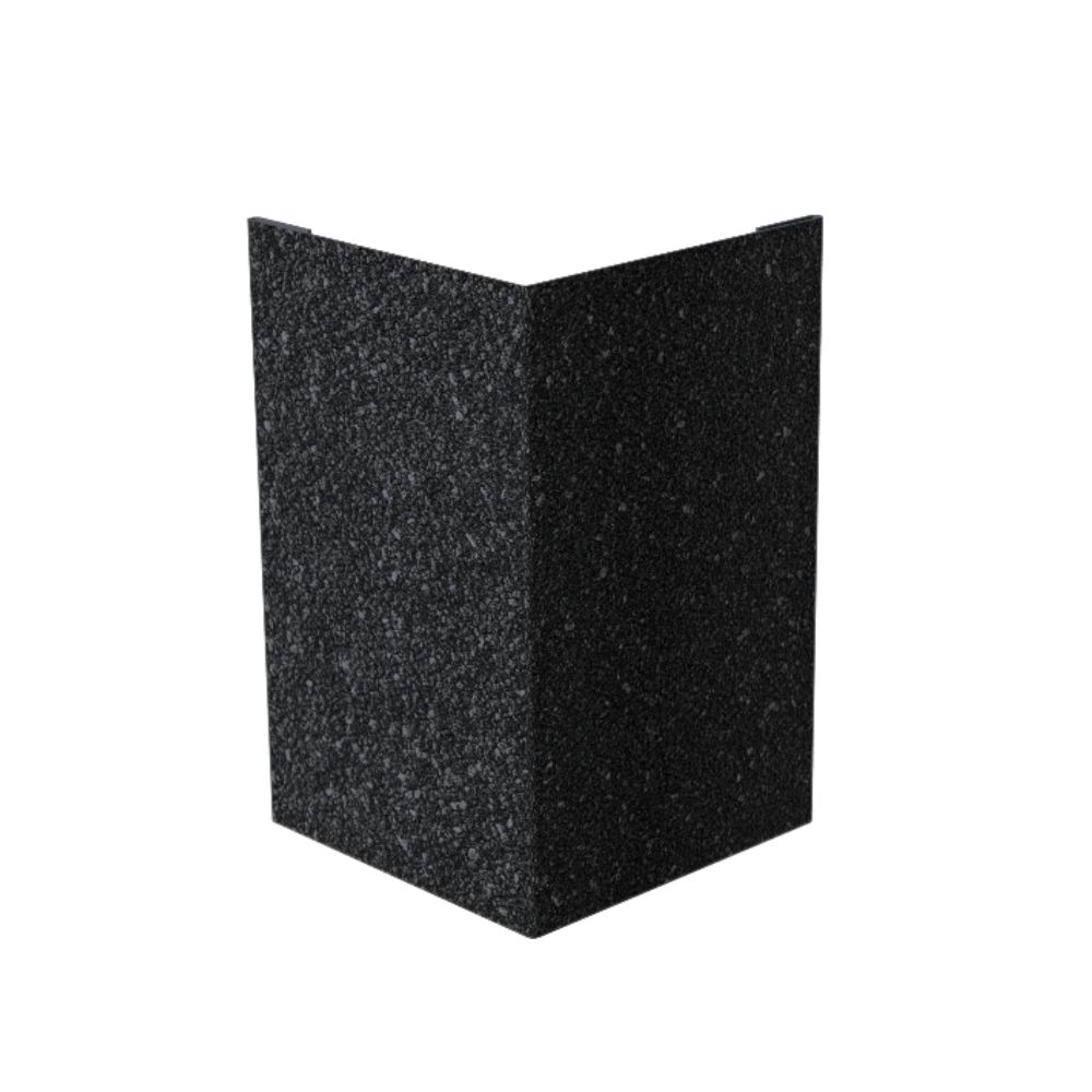 Угол внешний металлический Docke 1250х50х50 мм с базальтовой посыпкой цвета Серый