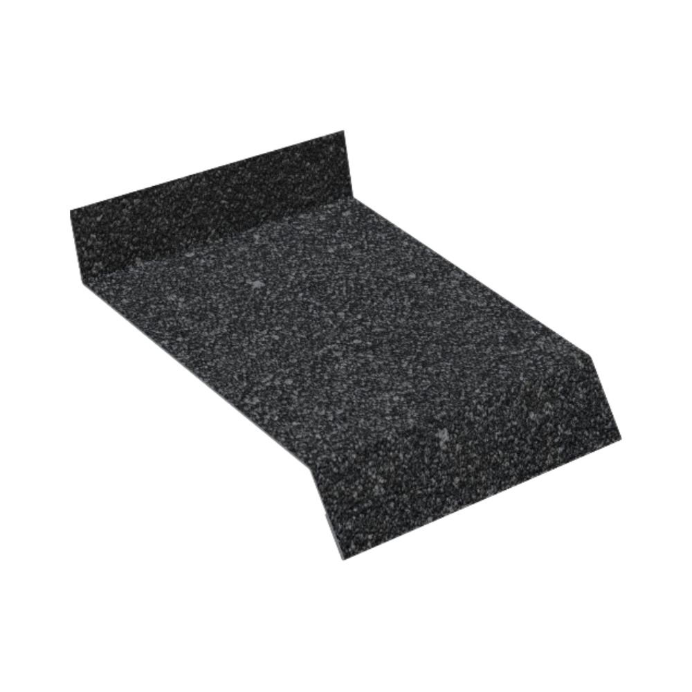 Отлив металлический Docke 1250х85х20х17 мм с базальтовой посыпкой цвета Серый