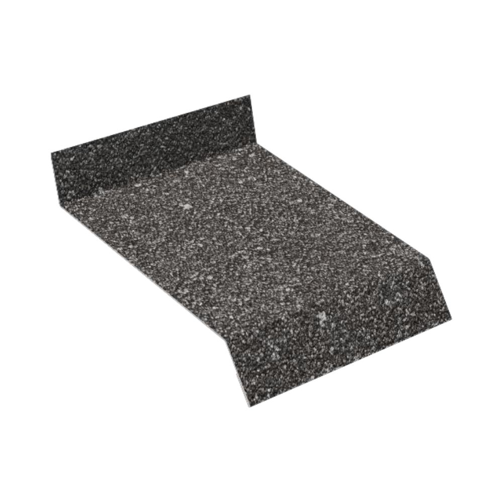 Отлив металлический Docke 1250х85х20х17 мм с базальтовой посыпкой цвета Зрелый каштан