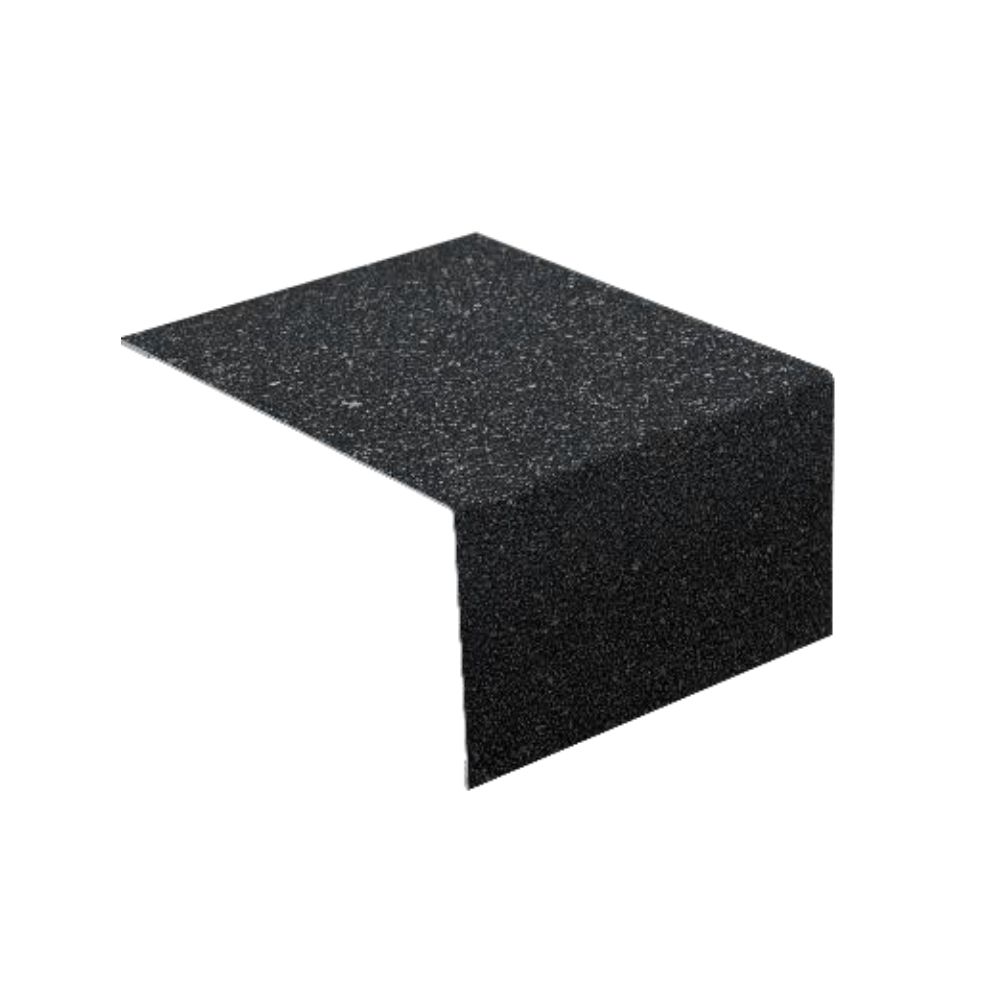 Наличник металлический Docke 1250х100х50 мм с базальтовой посыпкой для фасада цвета Серый