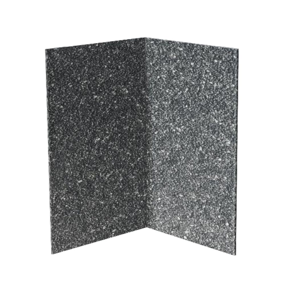 Угол внутренний металлический Docke 1250х50х50 мм с базальтовой посыпкой цвета Халва