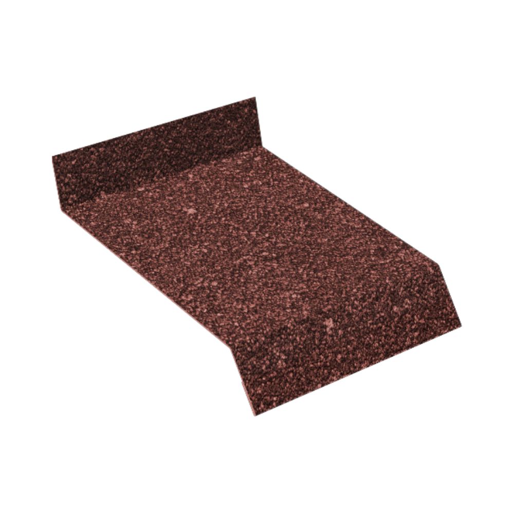 Отлив металлический Docke 1250х85х20х17 мм с базальтовой посыпкой цвета Красный