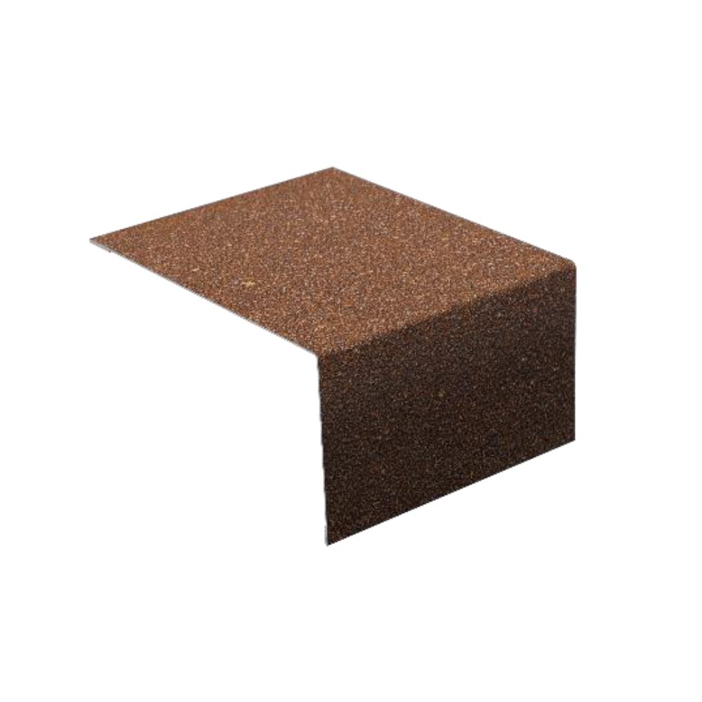 Наличник металлический Docke 1250х100х50 мм с базальтовой посыпкой для фасада цвета Песчаный