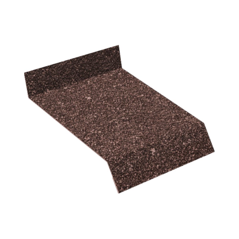 Отлив металлический Docke 1250х85х20х17 мм с базальтовой посыпкой цвета Рубиновый