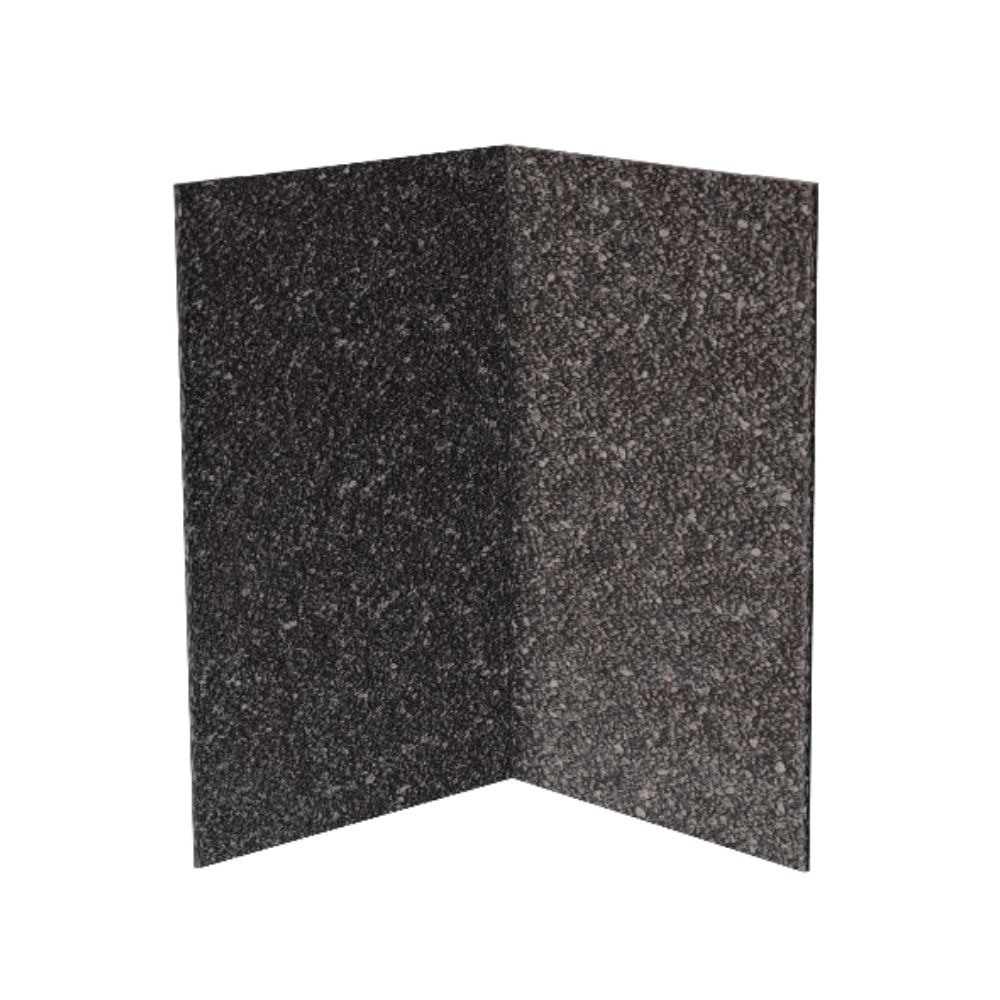 Угол внутренний металлический Docke 1250х50х50 мм с базальтовой посыпкой цвета Зрелый каштан