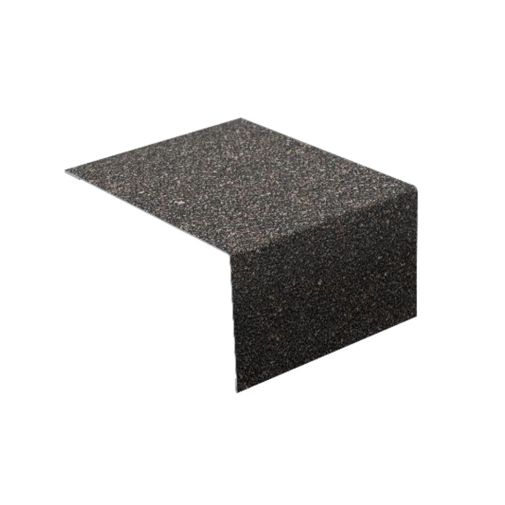 Наличник металлический Docke 1250х100х50 мм с базальтовой посыпкой для фасада цвета Зрелый каштан