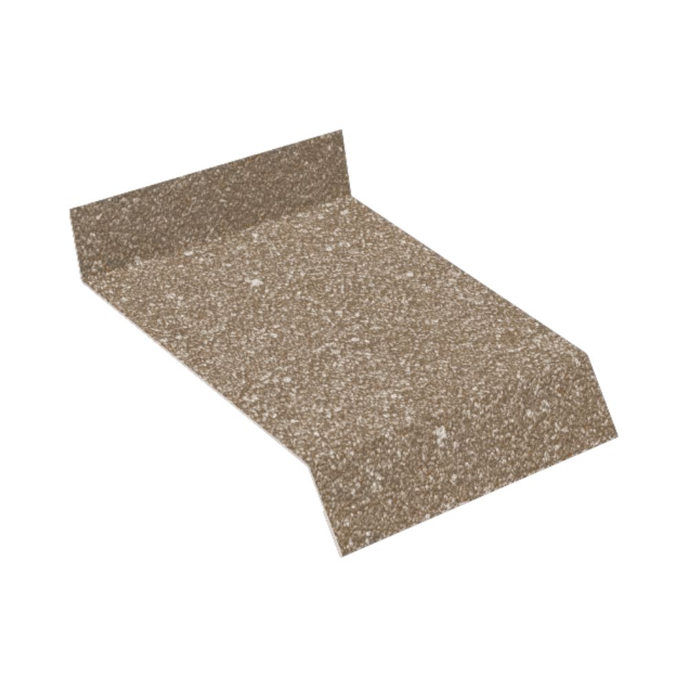 Отлив металлический Docke 1250х85х20х17 мм с базальтовой посыпкой цвета Янтарный