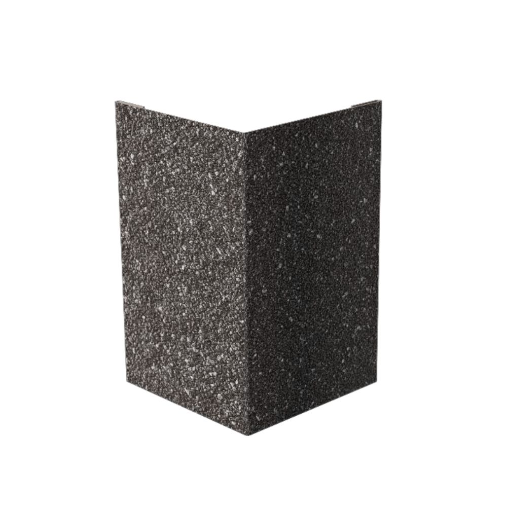 Угол внешний металлический Docke 1250х50х50 мм с базальтовой посыпкой цвета Зрелый каштан