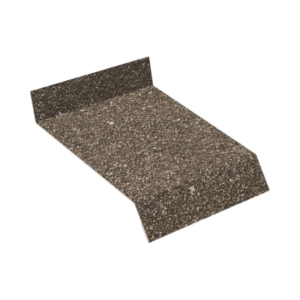 Отлив металлический Docke 1250х85х20х17 мм с базальтовой посыпкой цвета Вагаси