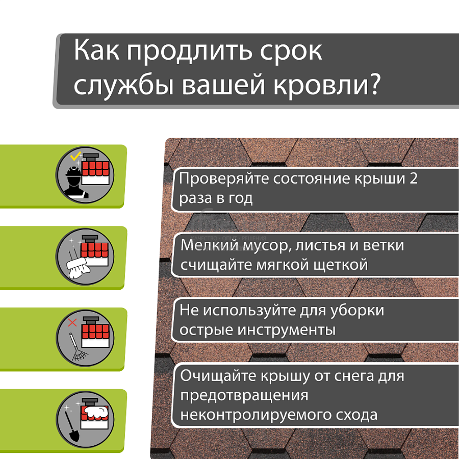 Гибкая черепица Docke PIE PREMIUM Шеффилд 3м2/уп