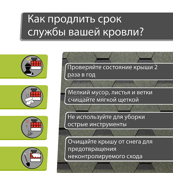 Гибкая черепица Docke PIE PREMIUM Кёльн 3м2/уп