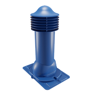 Купить Труба вентиляционная Viotto с универсальным проходным элементом (утепленная, d150 мм, h650 мм) RAL 5005 Сигнальный синий в Иркутске