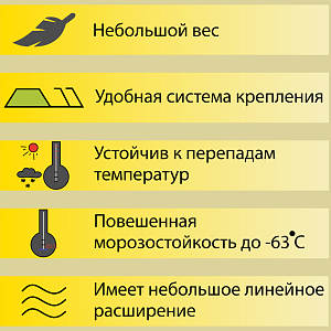 Купить Панель виниловая Аляска Классик Альта-Профиль 3000х205мм Санрайз в Иркутске