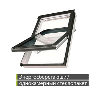 Купить Мансардное окно Fakro PTP-V U3 (ПВХ) с вентклапаном в Иркутске
