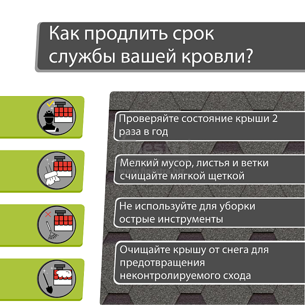 Гибкая черепица Docke PIE PREMIUM Шеффилд 3м2/уп