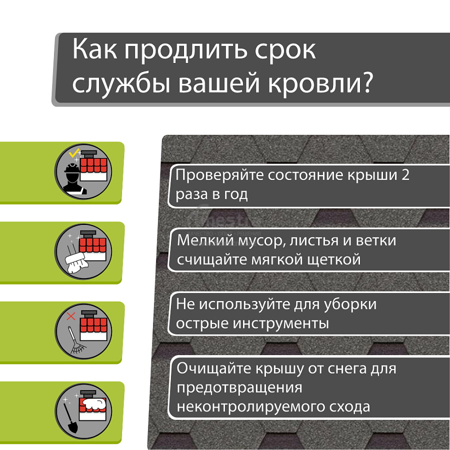 Гибкая черепица Docke PIE PREMIUM Шеффилд 3м2/уп