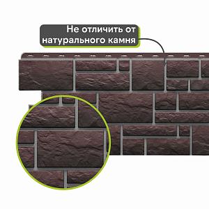 Панель Docke ПРЕМИУМ БУРГ 1070x470мм 0.42м2  — Земляной