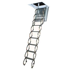 Купить Чердачная лестница Fakro LSF огнестойкая металлическая 70х80х(280-300)см в Иркутске