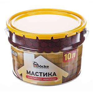 Купить Мастика Docke для гибкой черепицы 10л (9кг) в Иркутске