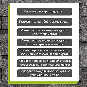 Купить Гибкая черепица Docke PIE PREMIUM Генуя 3м2/уп Канноли в Хабаровске