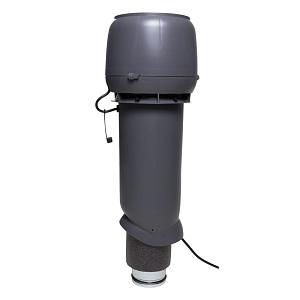 Купить Вентиляционная труба Vilpe E190 P/125/700 вентилятор с шумопоглотителем 0-500 м3/час серый 73537 в Иркутске