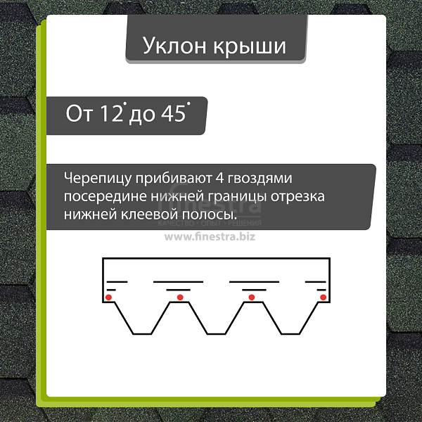 Гибкая черепица Docke PIE EURASIA Шестигранник 3м2/уп