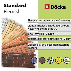 Купить Панель Docke STANDARD ФЛЕМИШ 1183x443мм Белый  в Иркутске