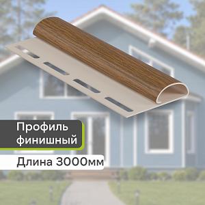 Docke ЛЮКС Финишный профиль 3000мм  — Миндаль