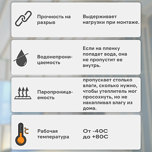 DELTA-LUXX пленка с ограниченной паропроницаемостью1.5x50м (75м2), рул.