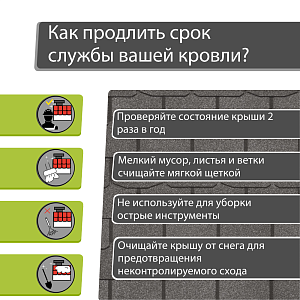 Купить Гибкая черепица Docke PIE EUROPA SLATE 3.1м2/уп Серый в Хабаровске