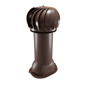 Купить Роторная  вентиляция Viotto для металлочерепицы (утепленная, d125 мм) RAL 8017 Шоколад в Иркутске