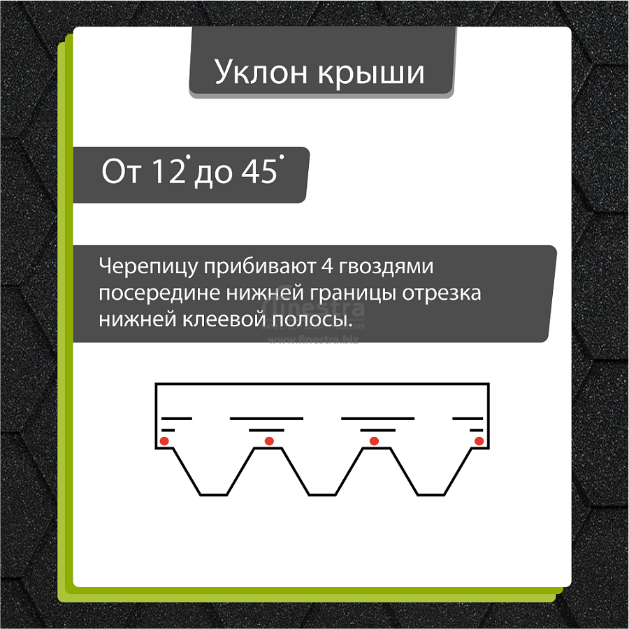 Гибкая черепица Docke PIE EURASIA Шестигранник 3м2/уп