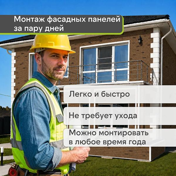 Панель Docke ПРЕМИУМ ФЛЕМИШ 1183x443мм 0.46м2 Кофейный