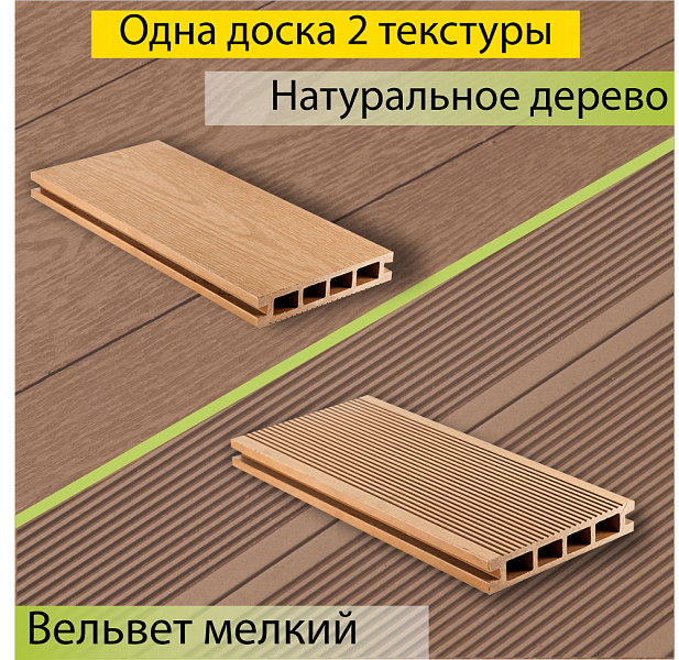 Террасная доска CM Decking NATUR 3000х135х25мм  Oak (Дуб)