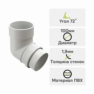 Docke ЛЮКС Колено 72°  — Пломбир